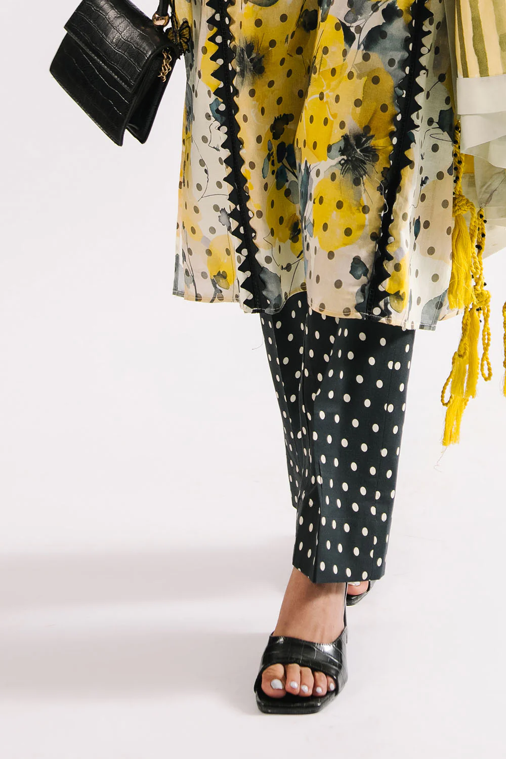 3 Piece Printed Lawn Suit with Dupatta - Image 5