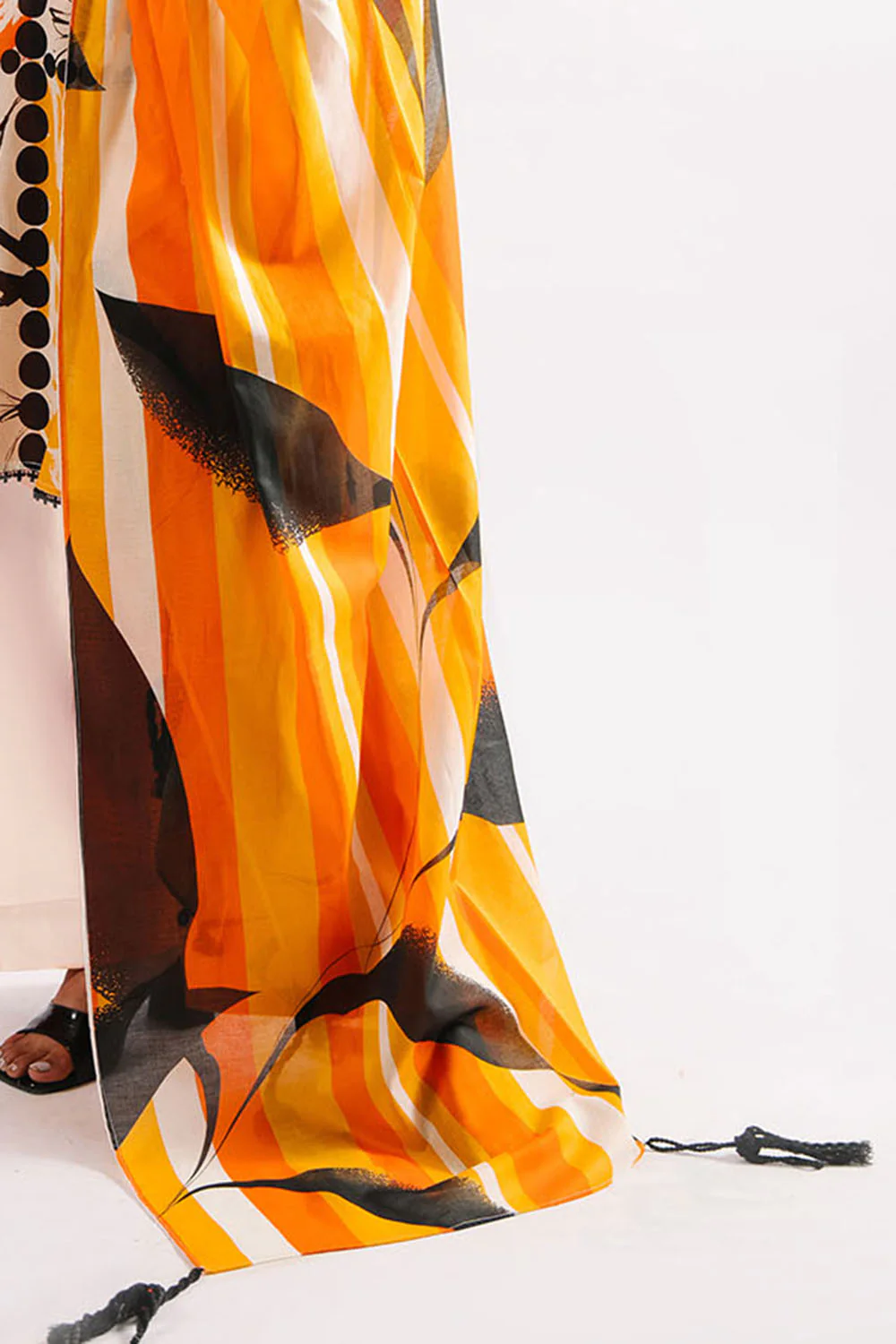3 Piece Printed Lawn Suit with Dupatta - Image 6