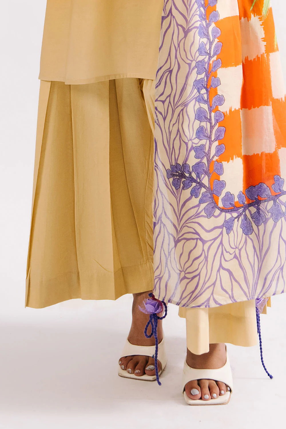 3 Piece Printed Lawn Suit with Dupatta - Image 5