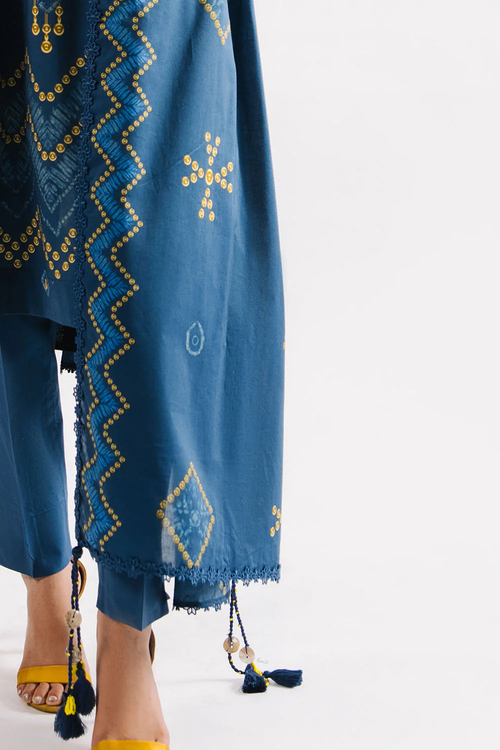 3 Piece Printed Lawn Suit with Dupatta - Image 6