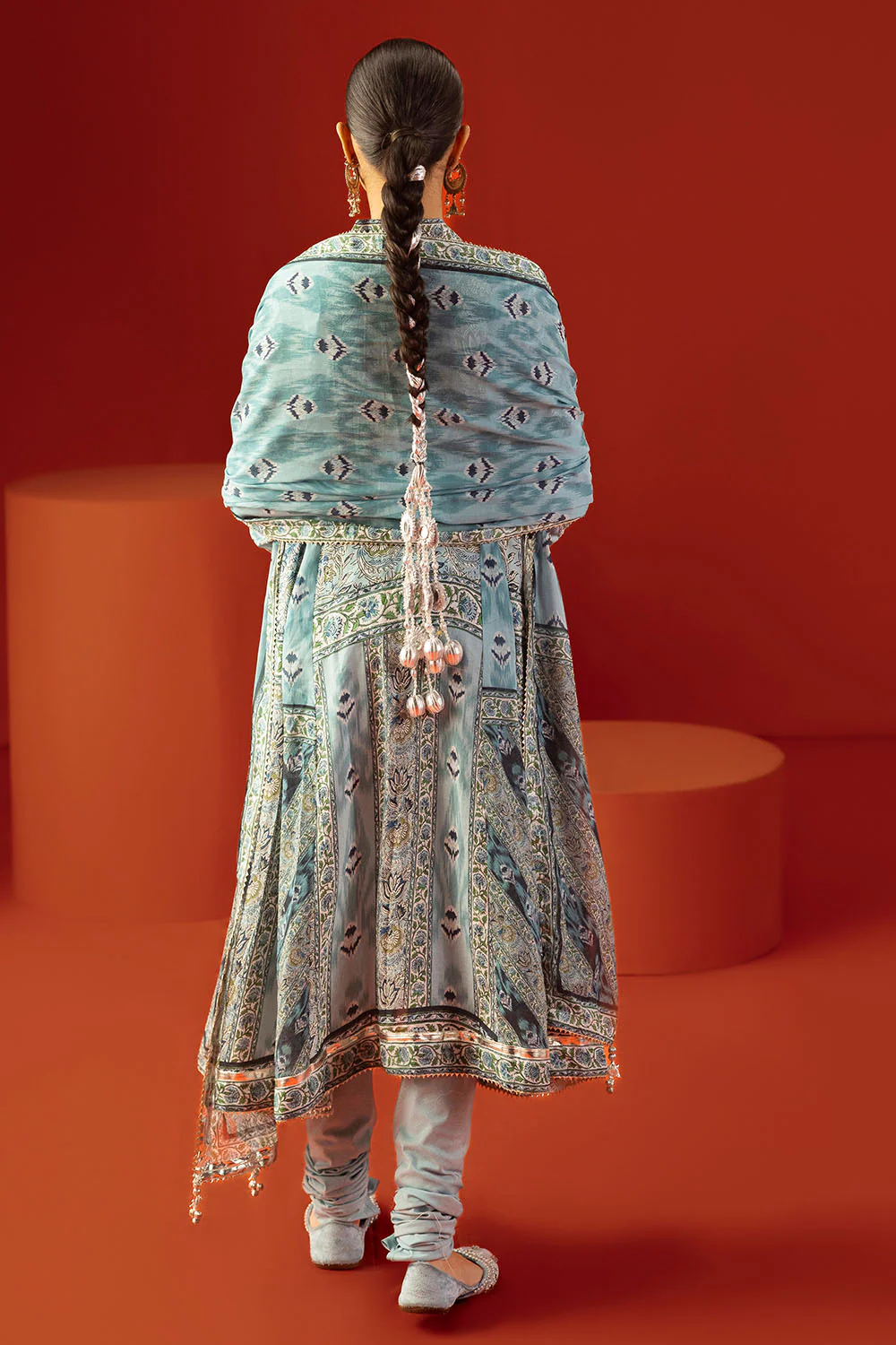 3 Piece Printed Lawn Suit with Dupatta - Image 4