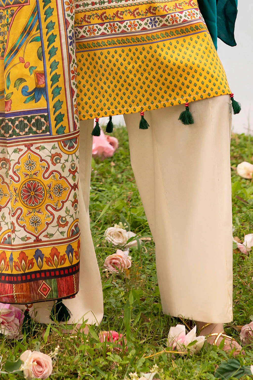 3 Piece Printed Lawn Suit with Dupatta - Image 6