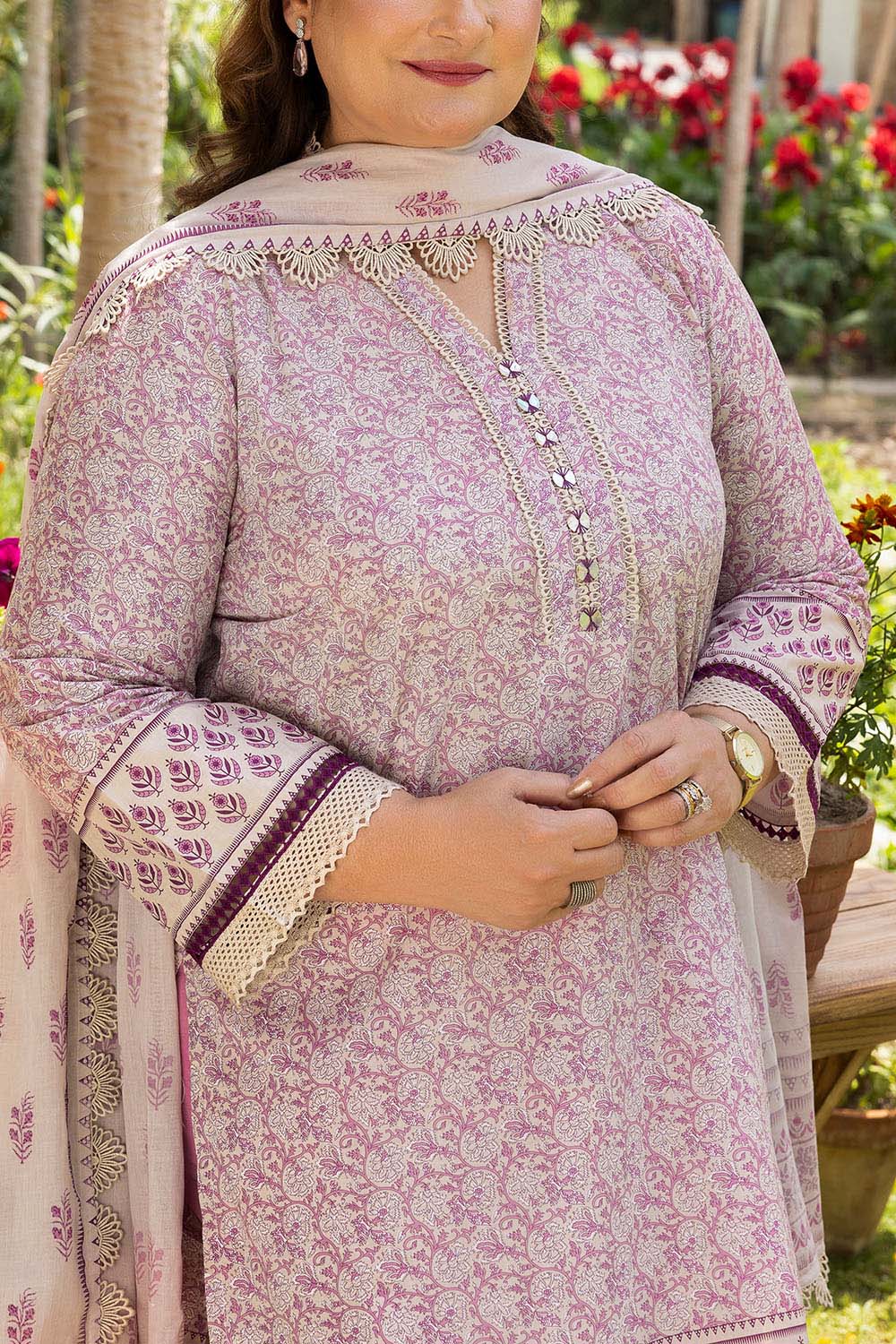 3 Piece Printed Suit - Image 2