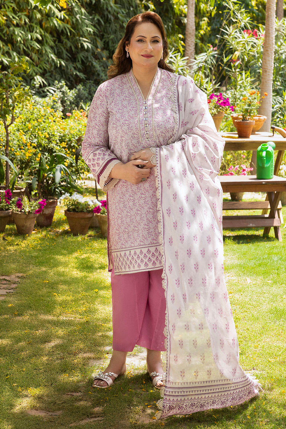 3 Piece Printed Suit - Image 3