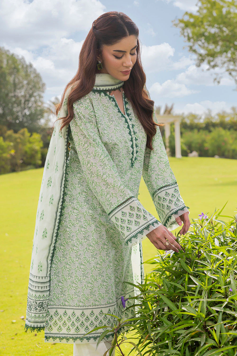 3 Piece Printed Suit - Image 3