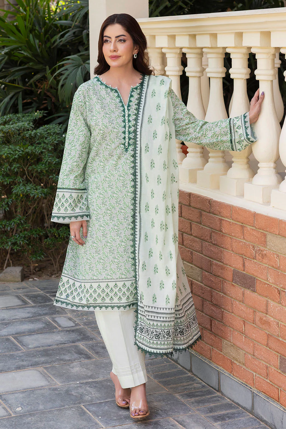 3 Piece Printed Suit - Image 4