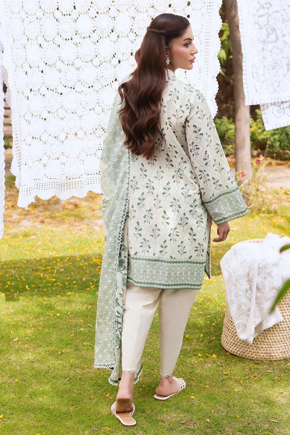 3 Piece Printed Suit - Image 3