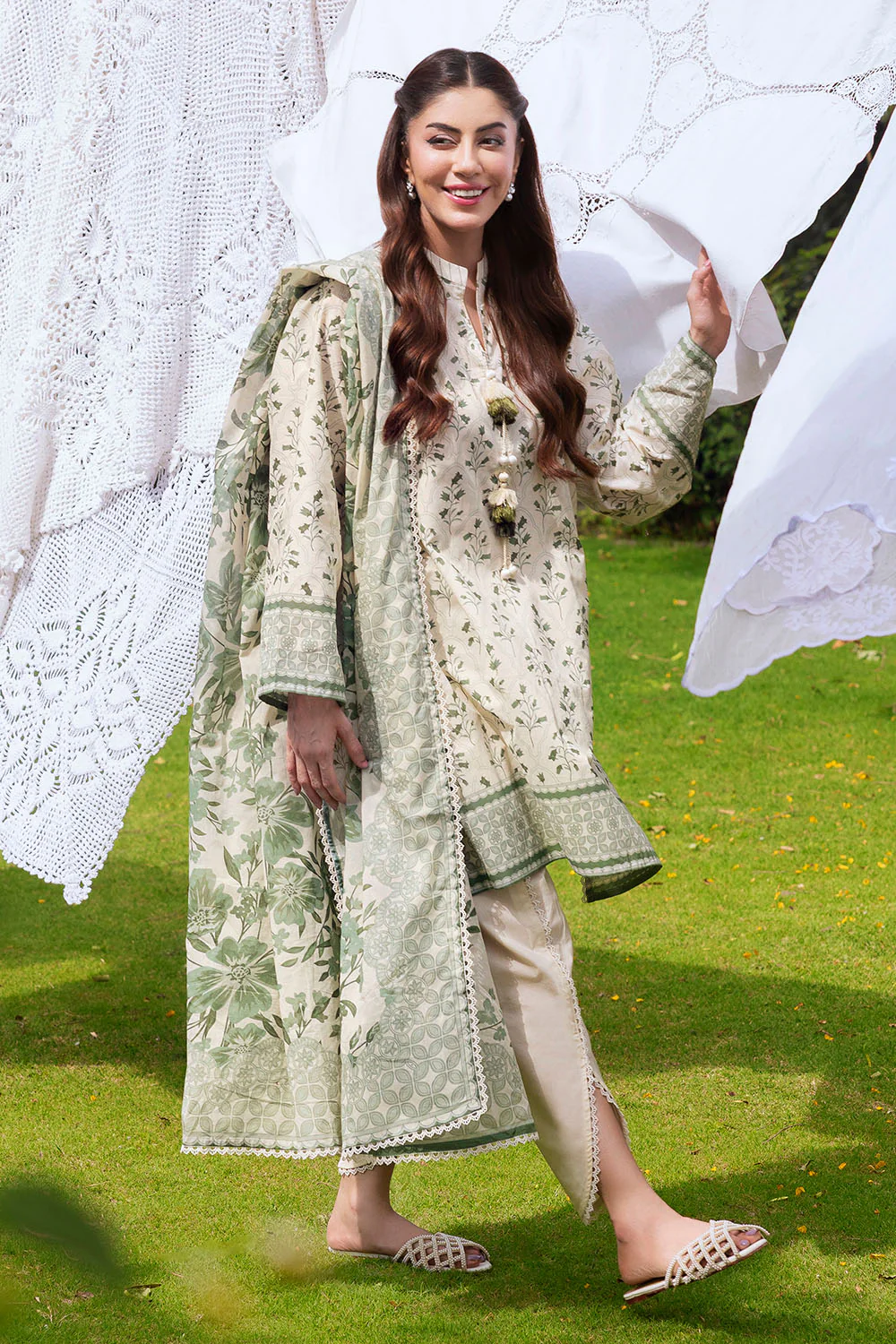 3 Piece Printed Suit - Image 4