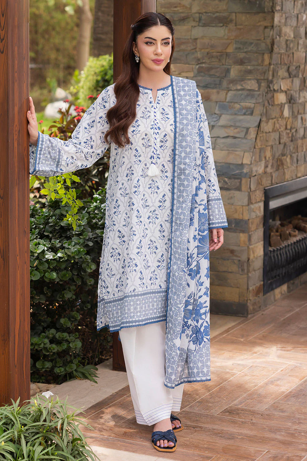 3 Piece Printed Suit - Image 6