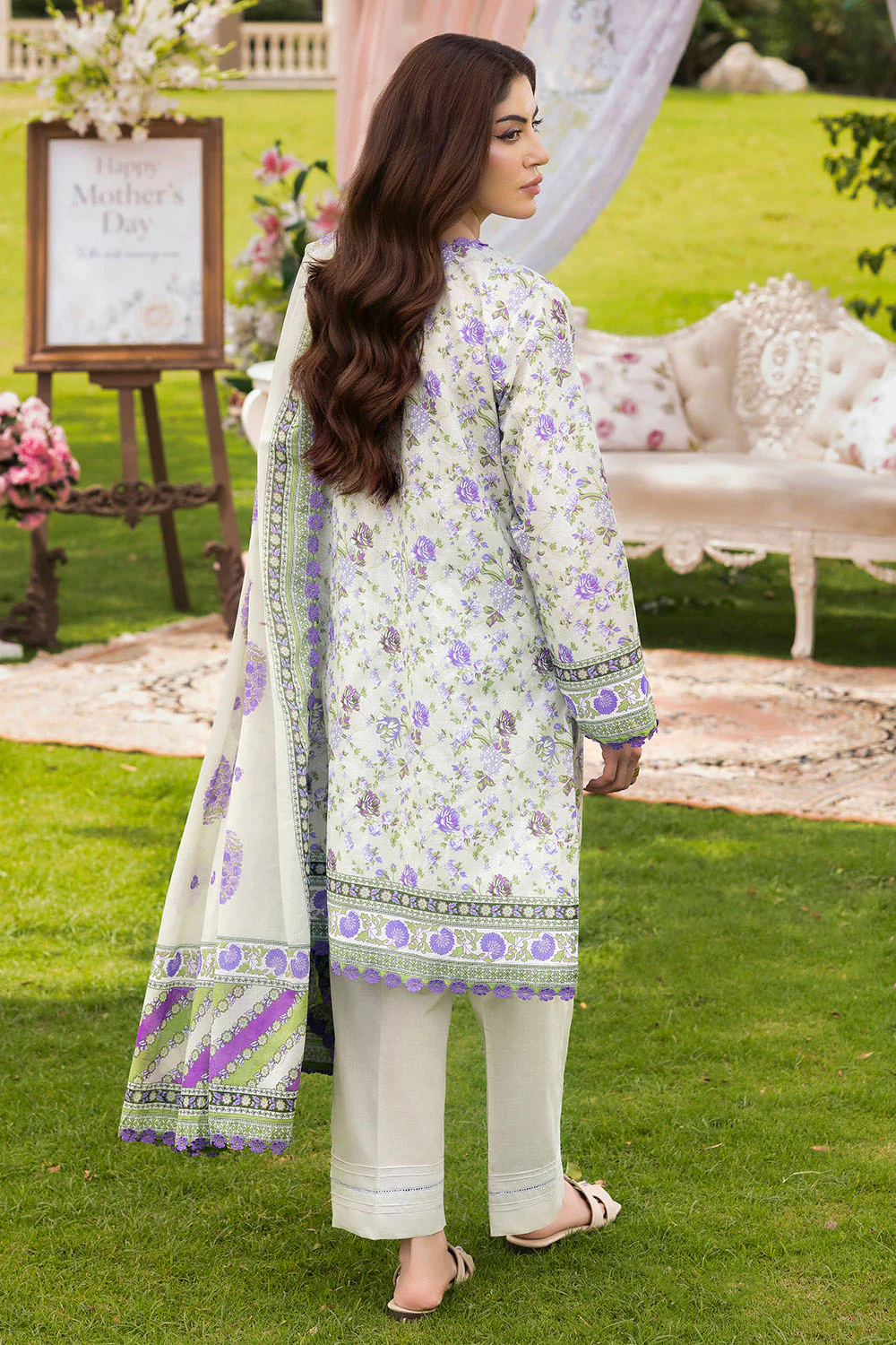 3 Piece Printed Suit - Image 4