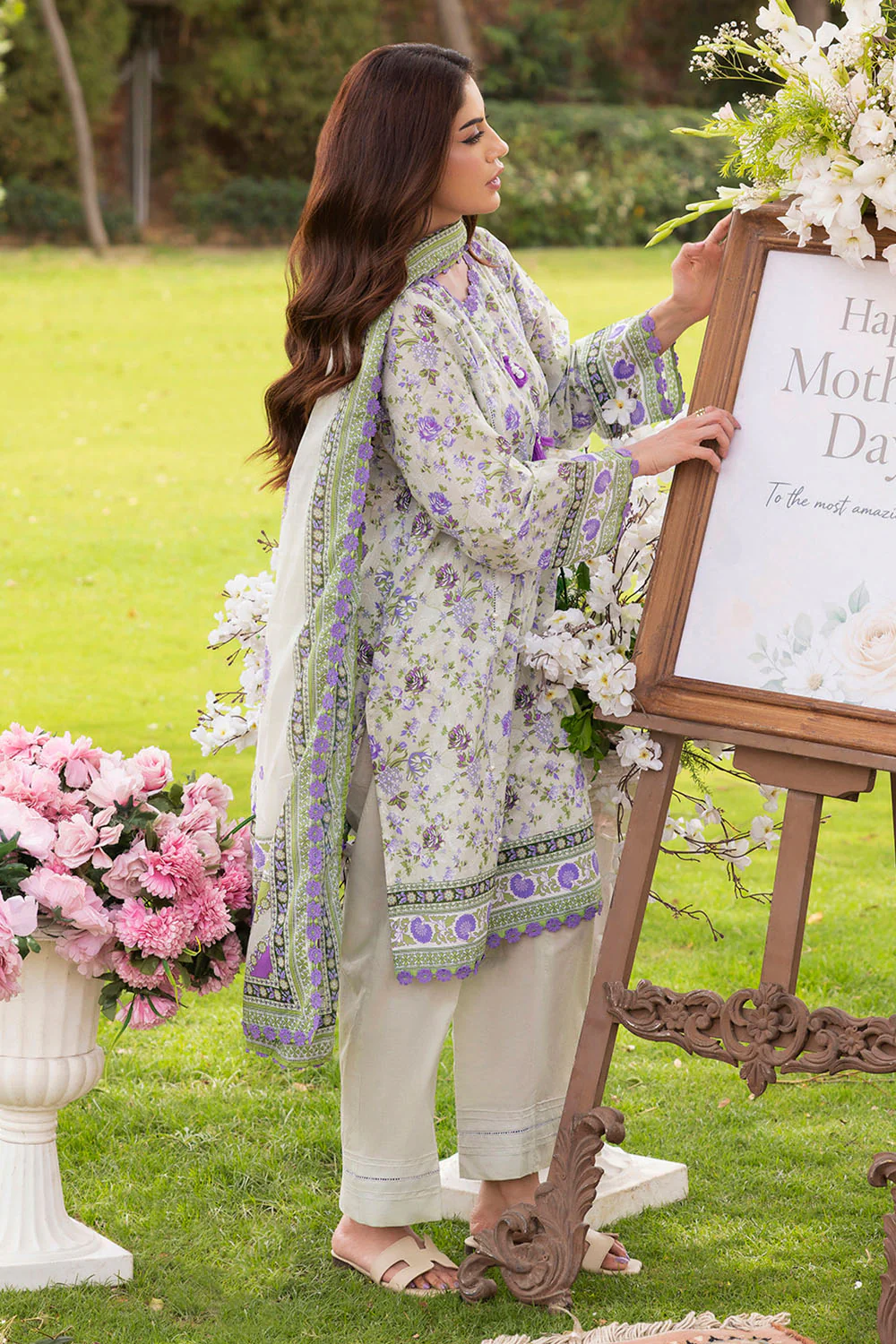 3 Piece Printed Suit - Image 5