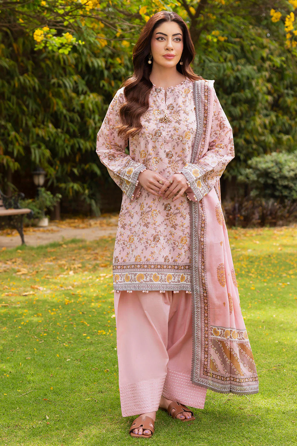 3 Piece Printed Suit - Image 3