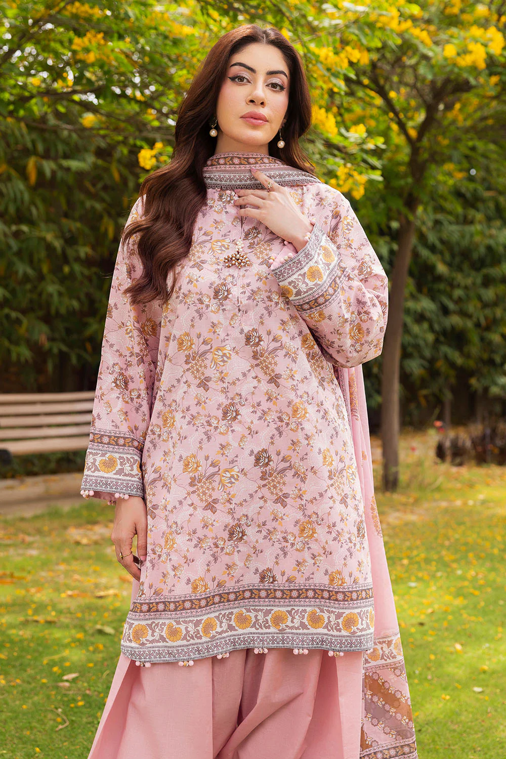 3 Piece Printed Suit - Image 6