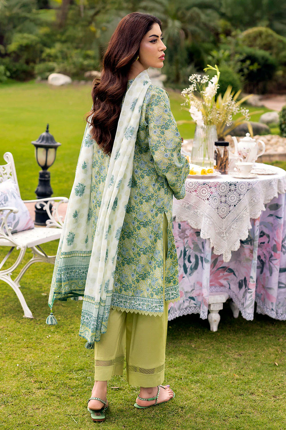 3 Piece Printed Suit - Image 4