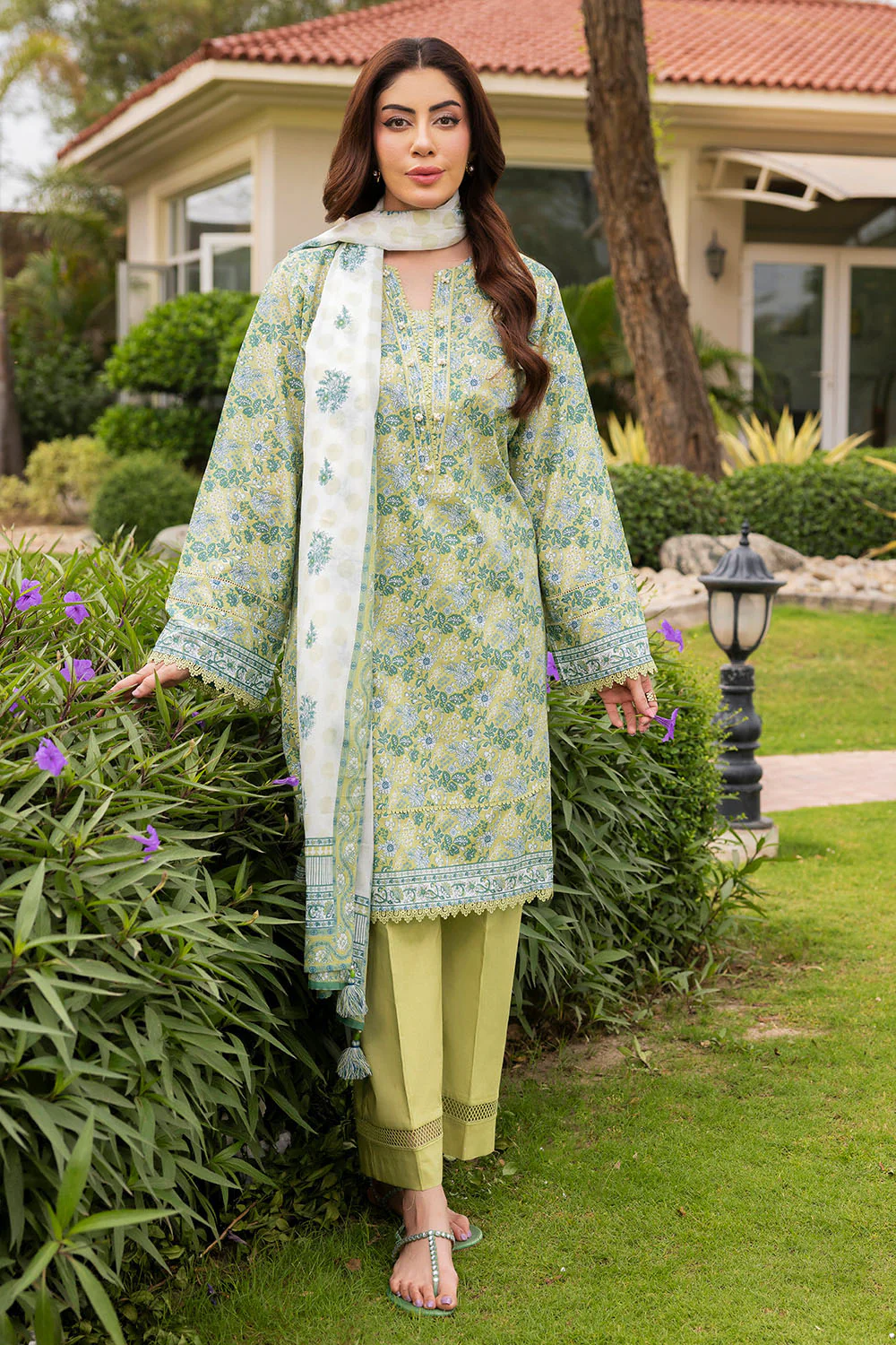 3 Piece Printed Suit - Image 6