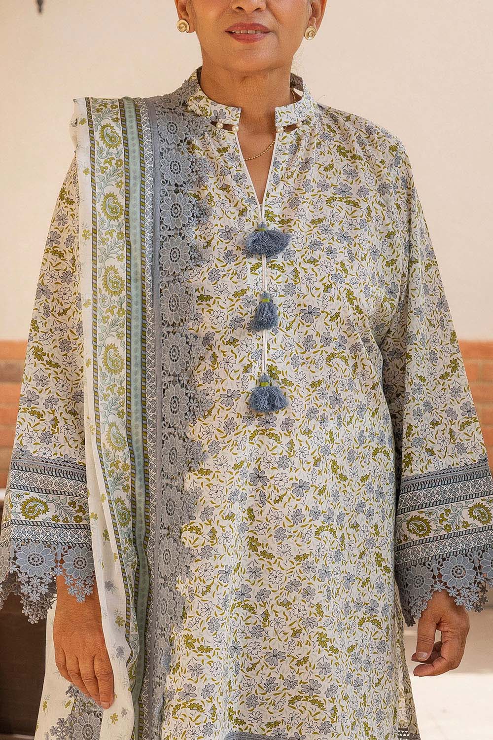 3 Piece Printed Suit - Image 2