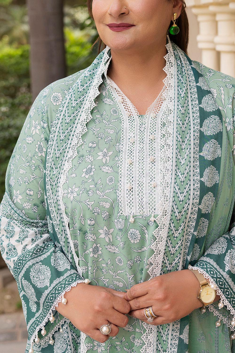 3 Piece Printed Suit - Image 2