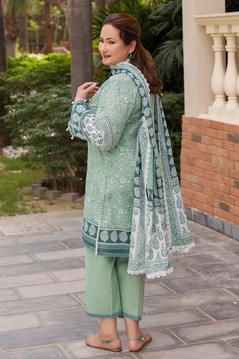 3 Piece Printed Suit - Image 3
