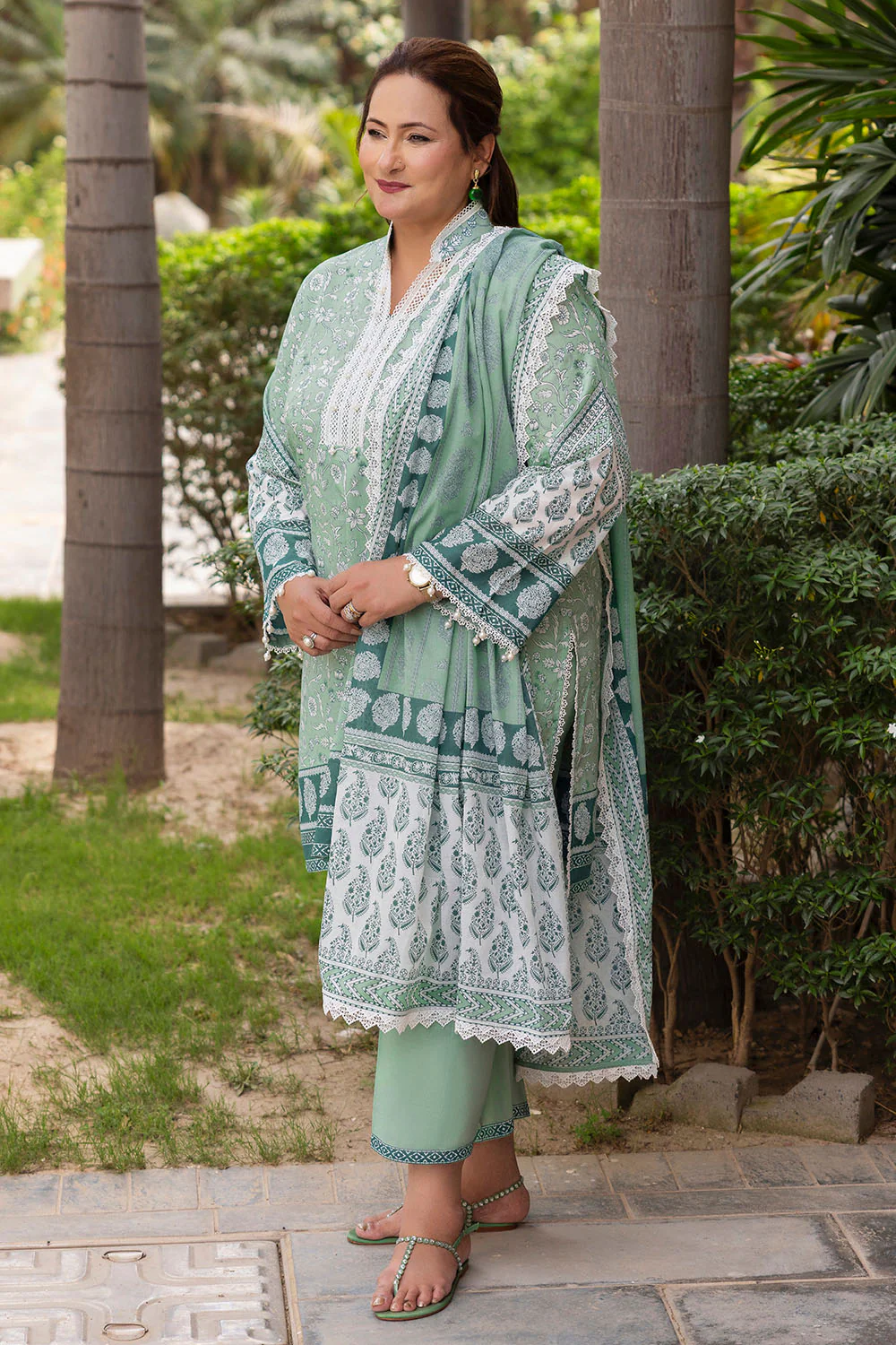 3 Piece Printed Suit - Image 5
