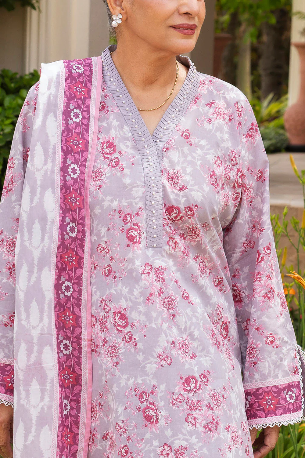 3 Piece Printed Suit - Image 2