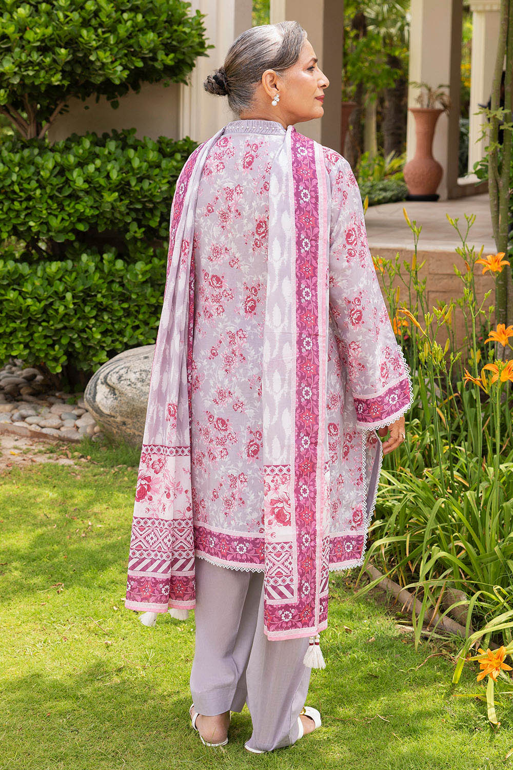 3 Piece Printed Suit - Image 3