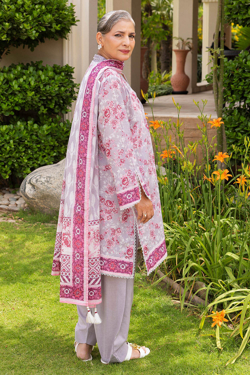 3 Piece Printed Suit - Image 4