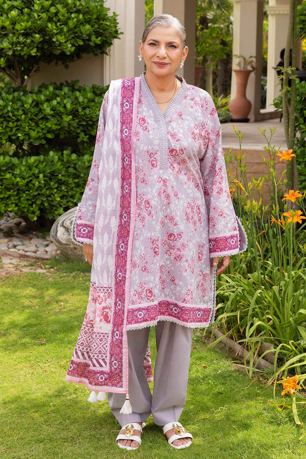 3 Piece Printed Suit - Image 6