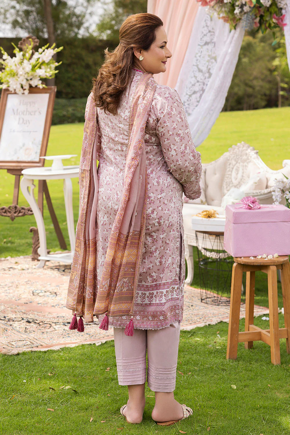 3 Piece Printed Suit - Image 3