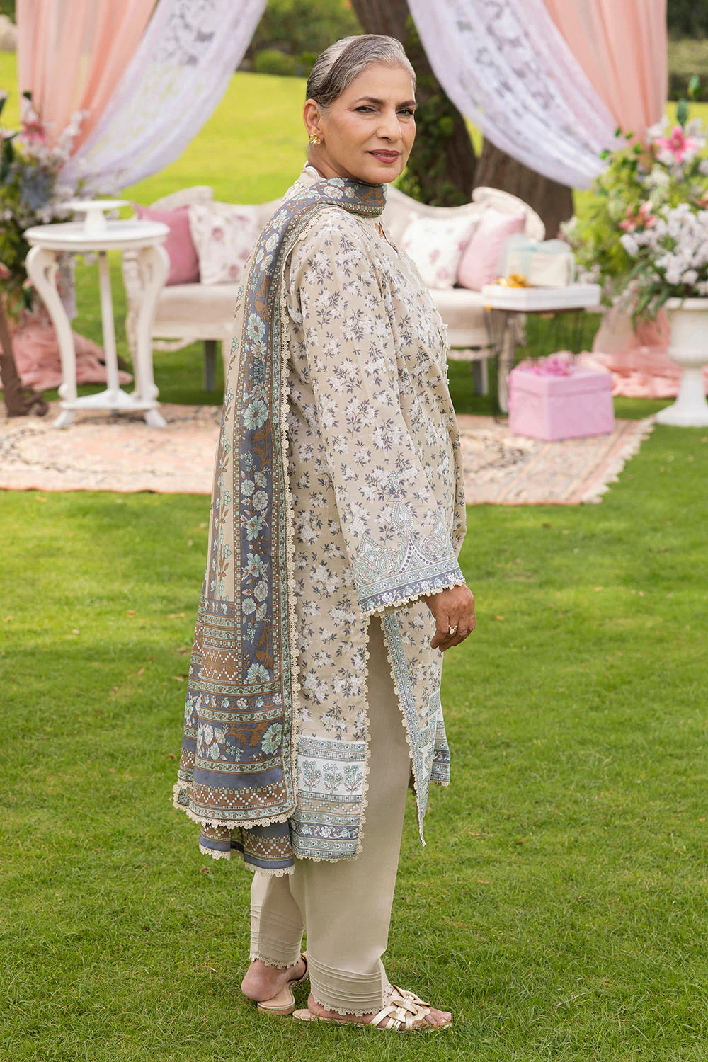 3 Piece Printed Suit - Image 5