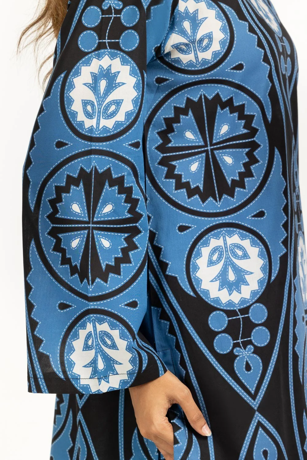 3PC Cambric Printed Suit - Image 5