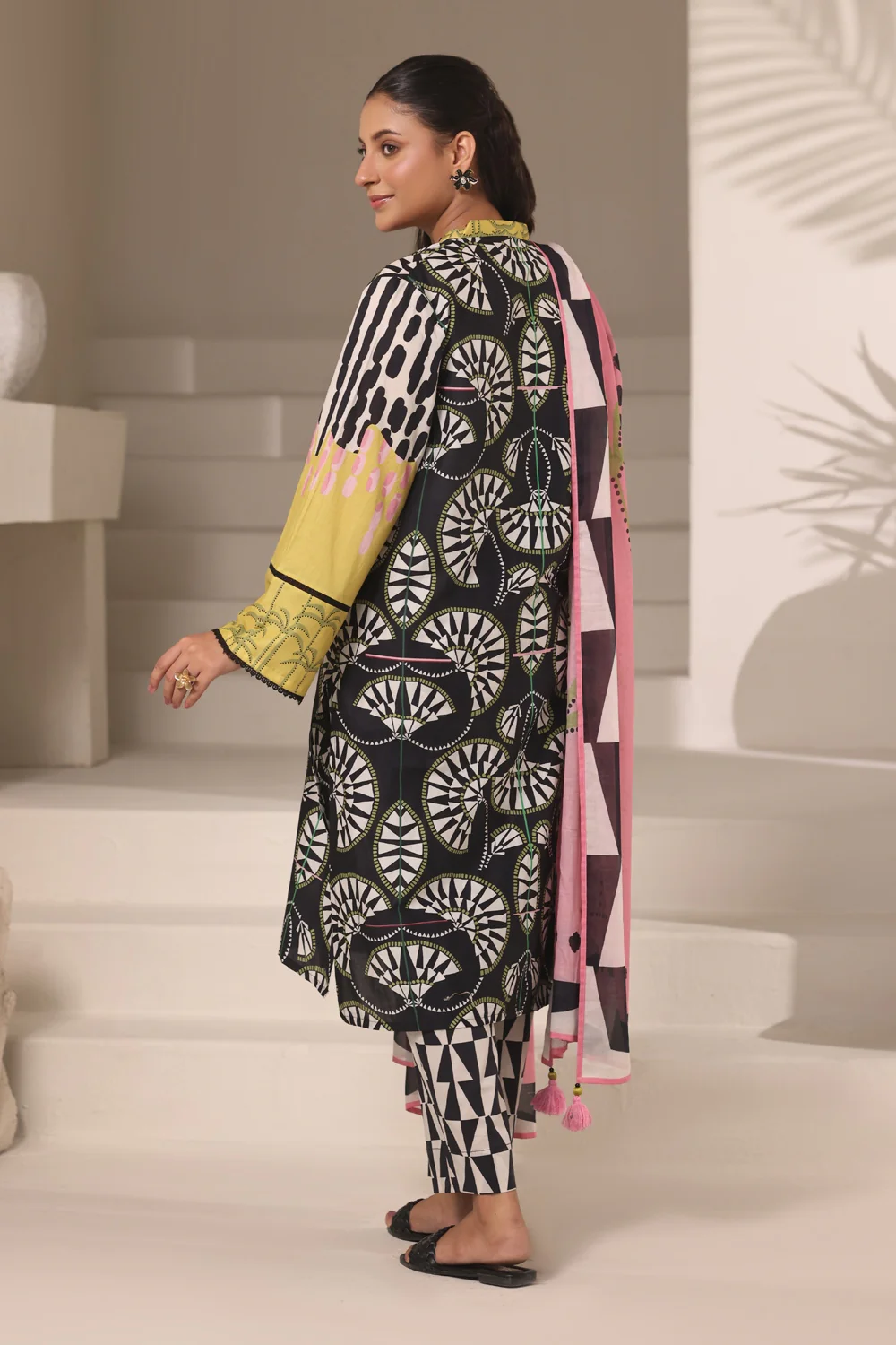3PC Cambric Printed Suit - Image 6