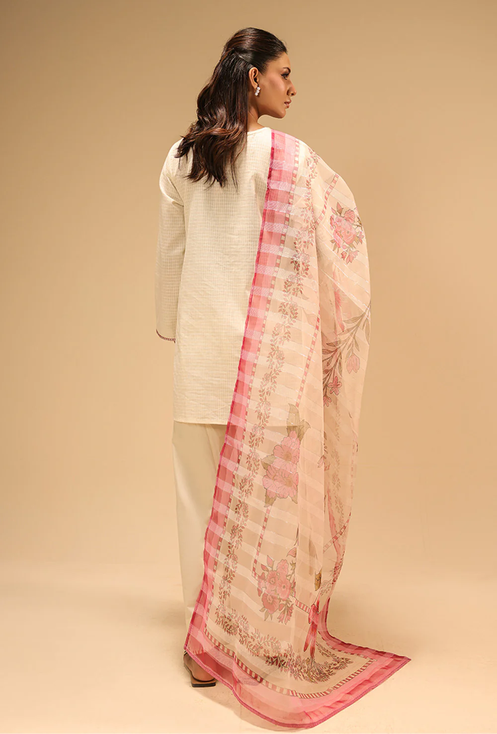 3PC Dobby Embroidered Suit - Image 6