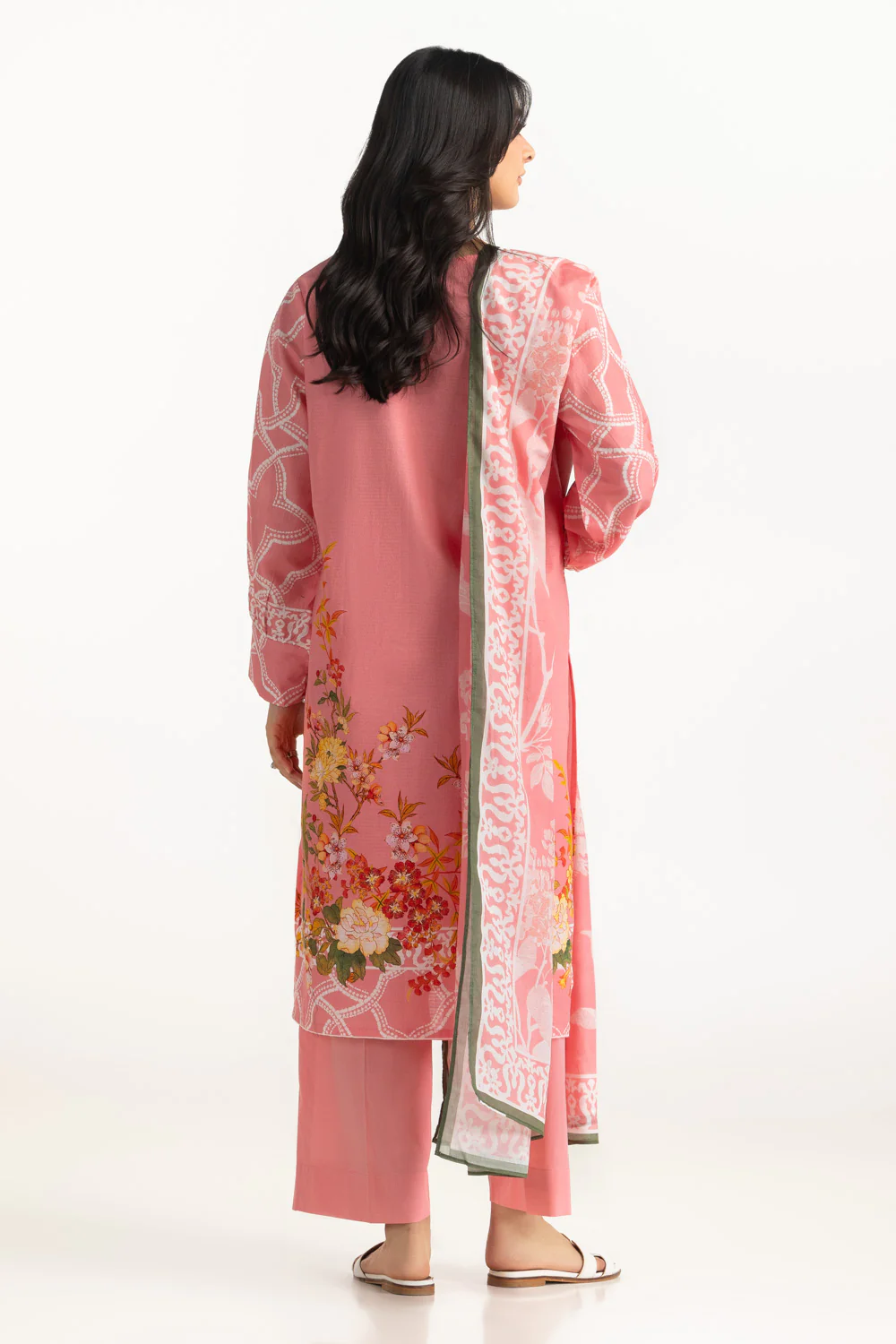 3PC Dobby Printed Suit - Image 6