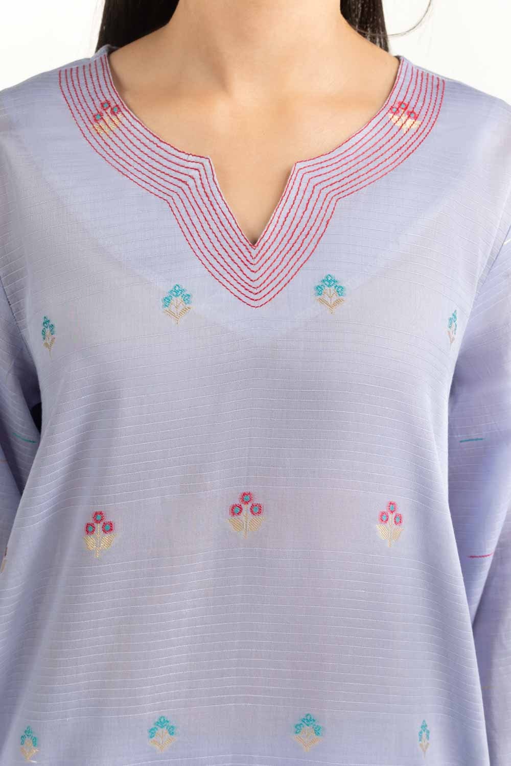 3PC Dyed Jacquard Suit - Image 2