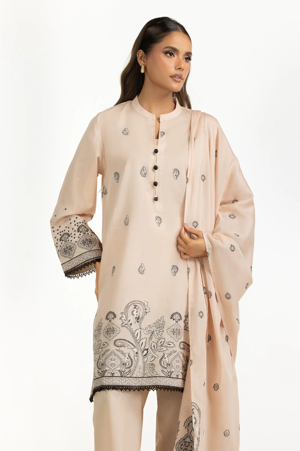 3PC Jacquard Dyed Suit - Image 3