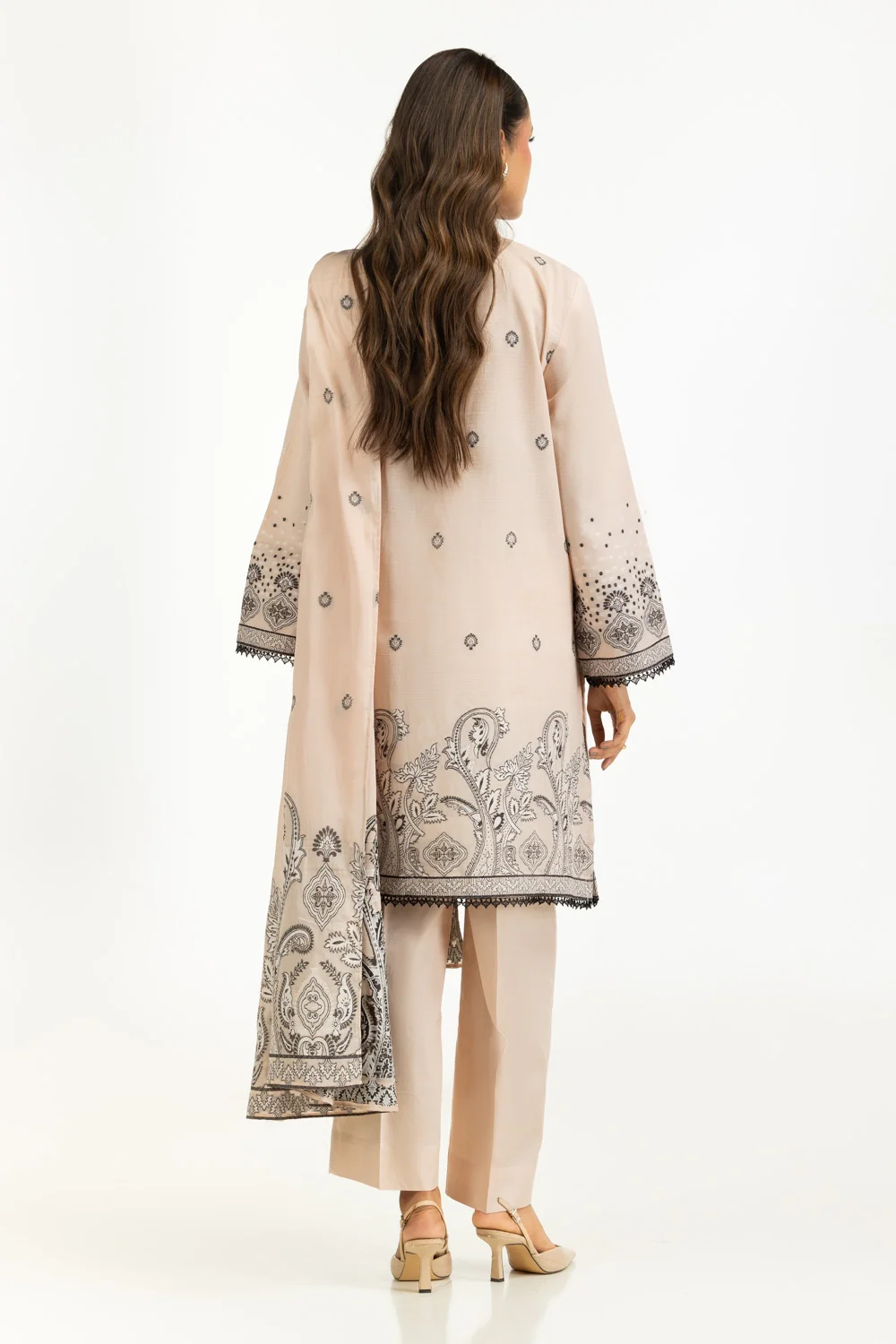 3PC Jacquard Dyed Suit - Image 5