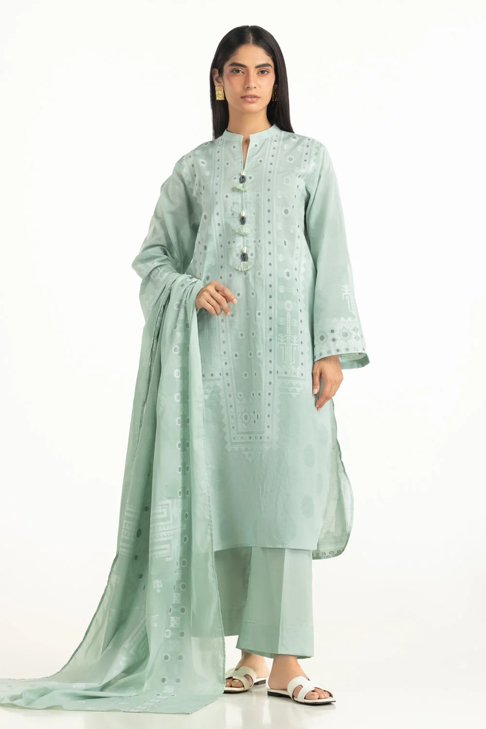 3PC Jacquard Dyed Suit