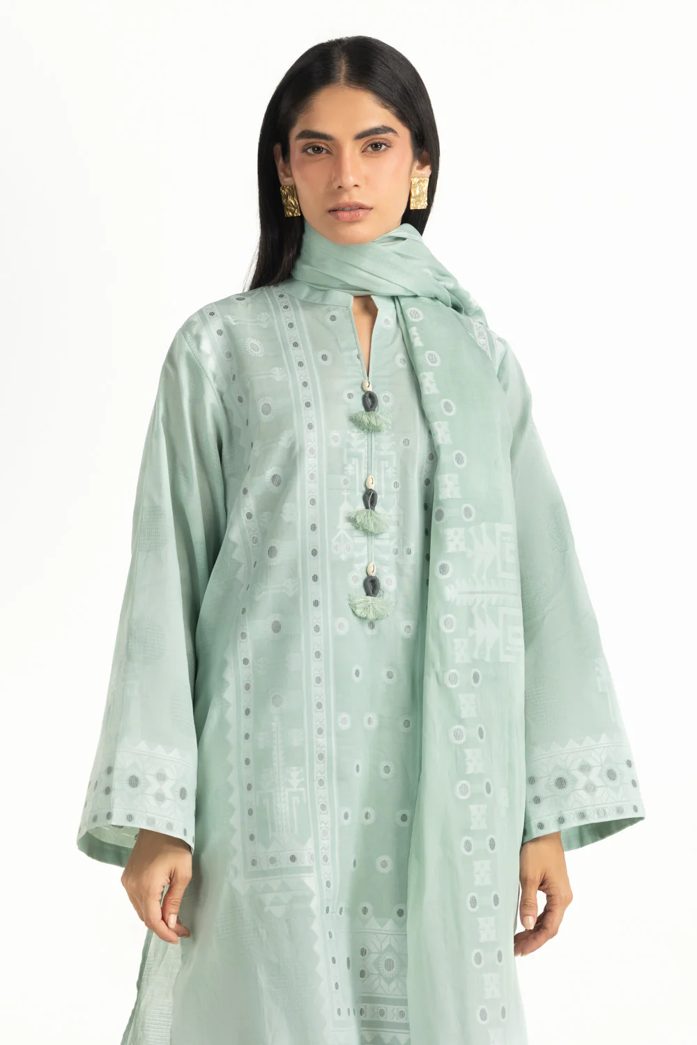3PC Jacquard Dyed Suit - Image 3