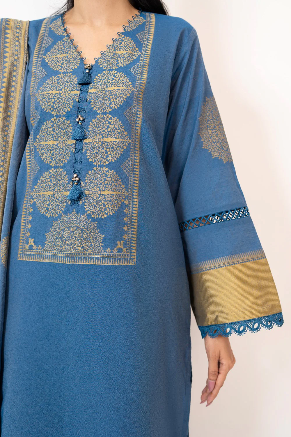 3PC Jacquard Dyed Suit - Image 2