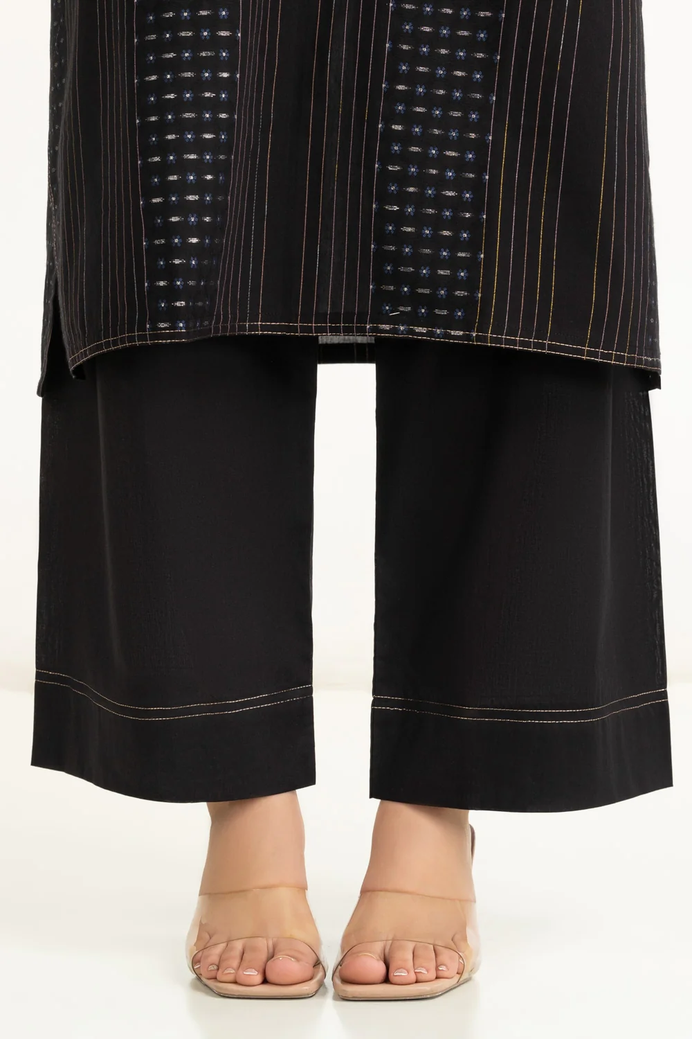 3PC Jacquard Embroidered Suit - Image 5