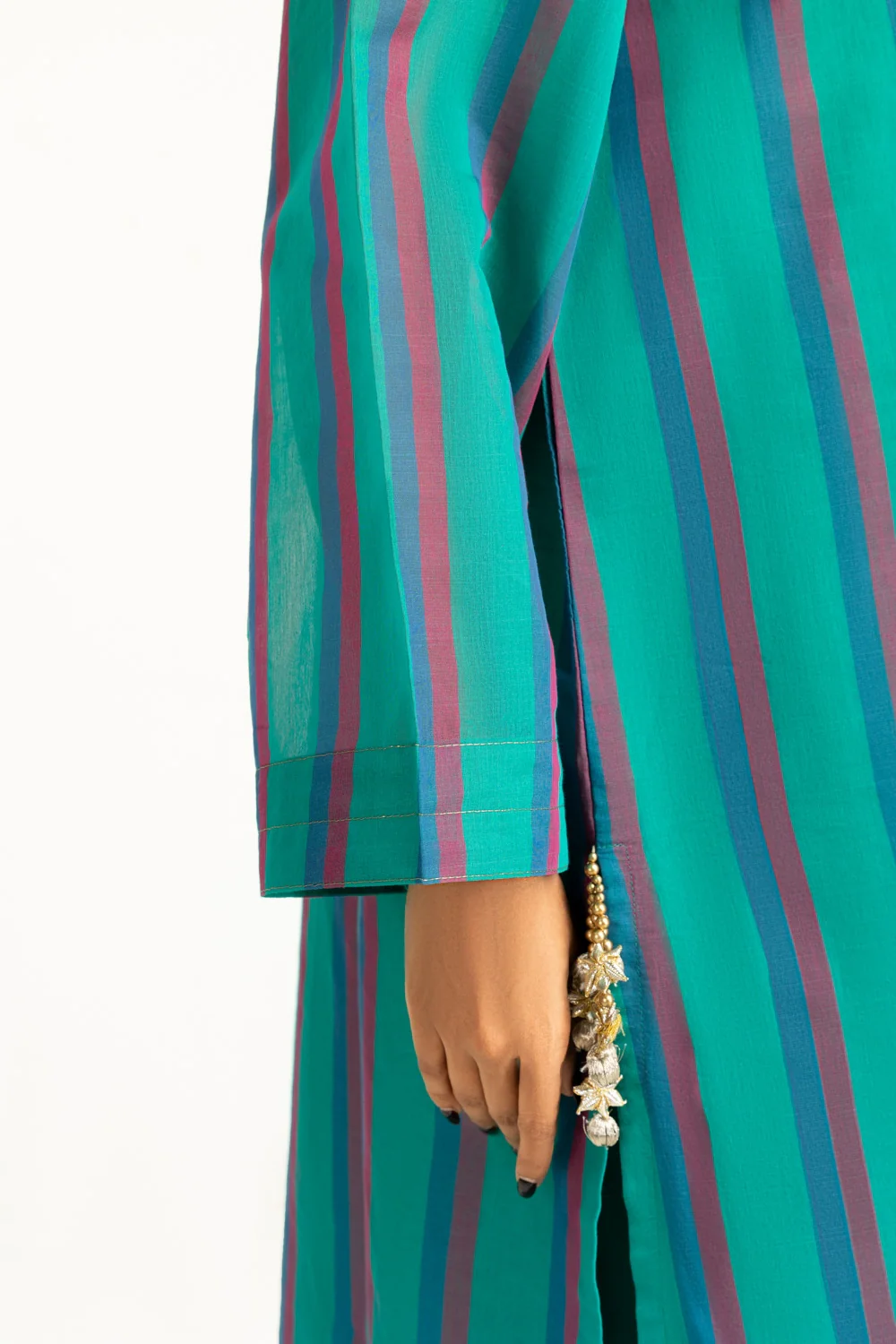 3PC Jacquard Embroidered Suit - Image 4