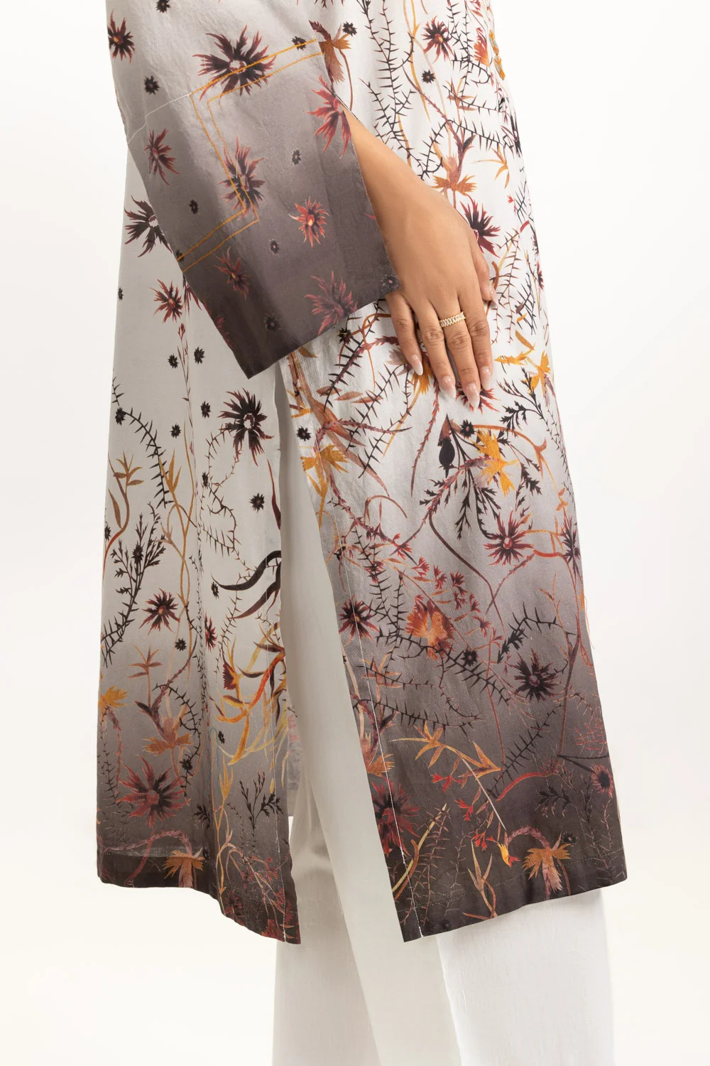 3PC Jacquard Printed Suit - Image 2