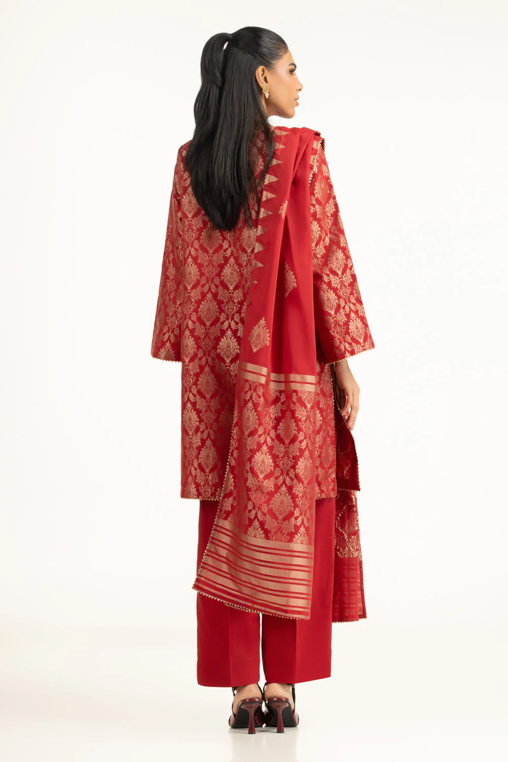 3PC Jacquard Suit - Image 4