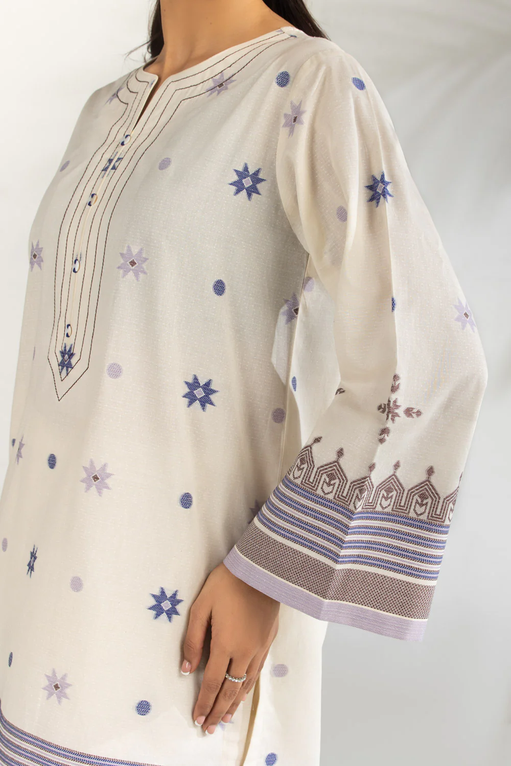 3PC Jacquard Suit - Image 4