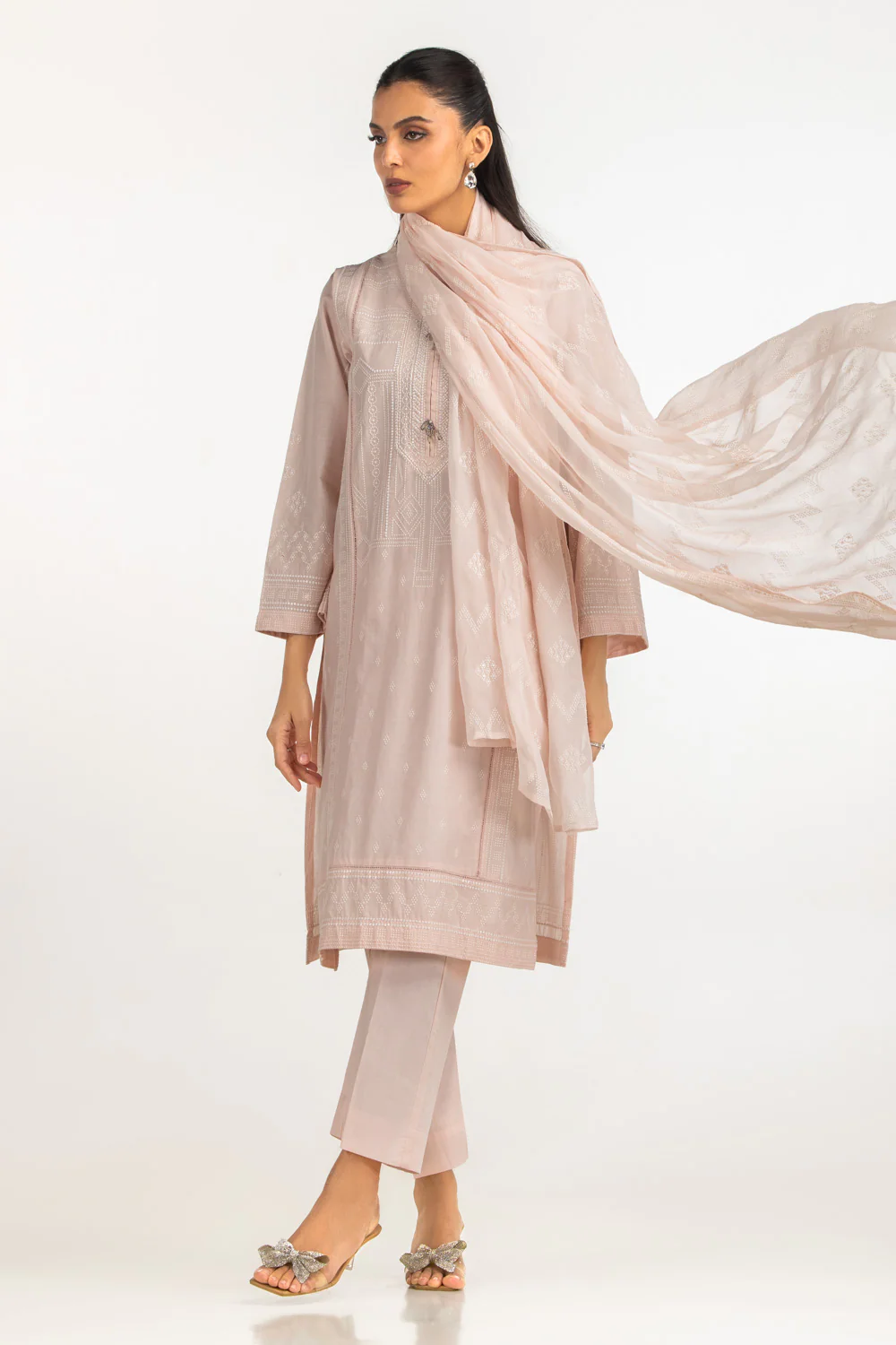 3PC Lawn Embroidered Suit - Image 3