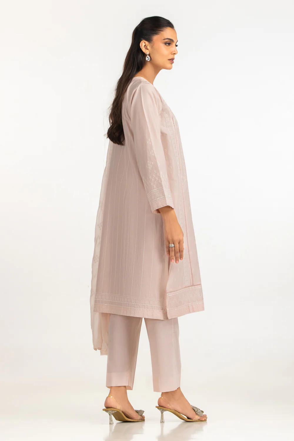 3PC Lawn Embroidered Suit - Image 4