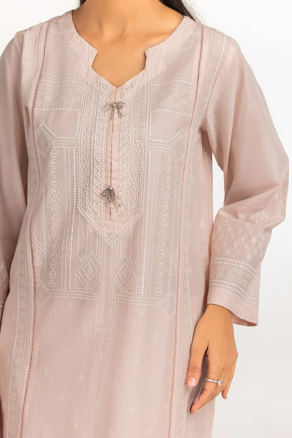 3PC Lawn Embroidered Suit - Image 5