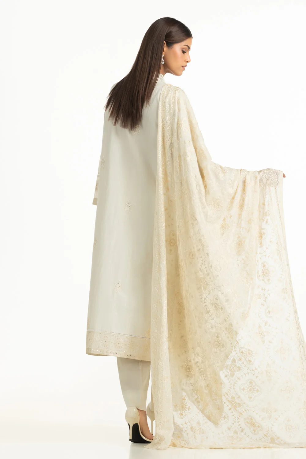 3PC Lawn Embroidered Suit - Image 6