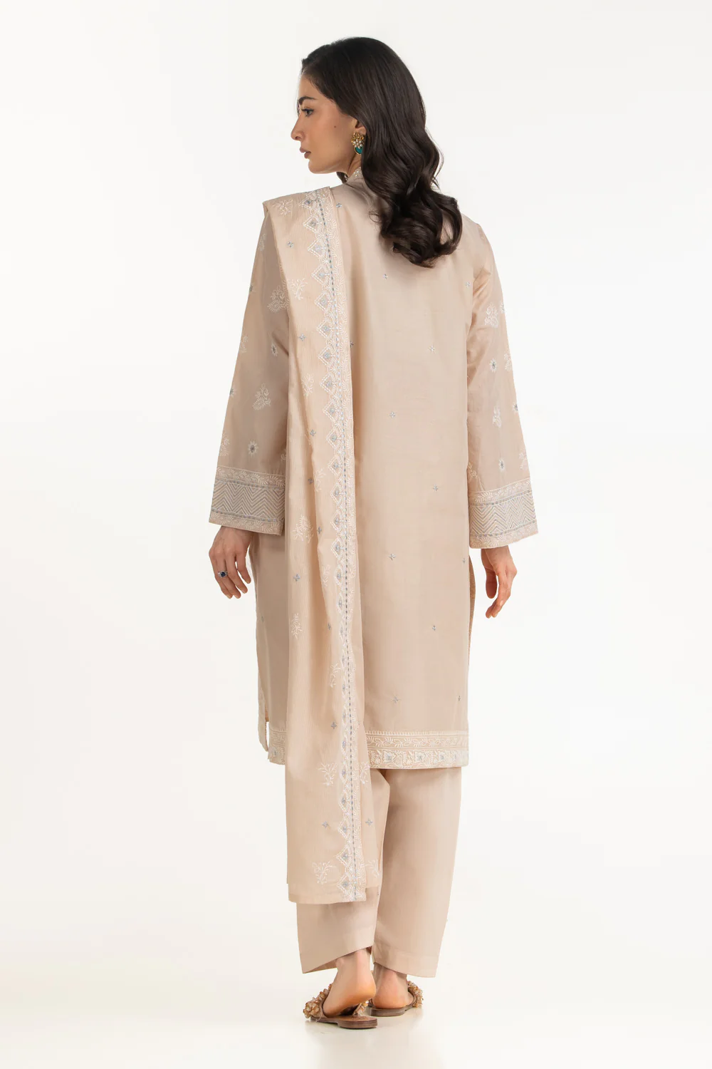 3PC Lawn Embroidered Suit - Image 6