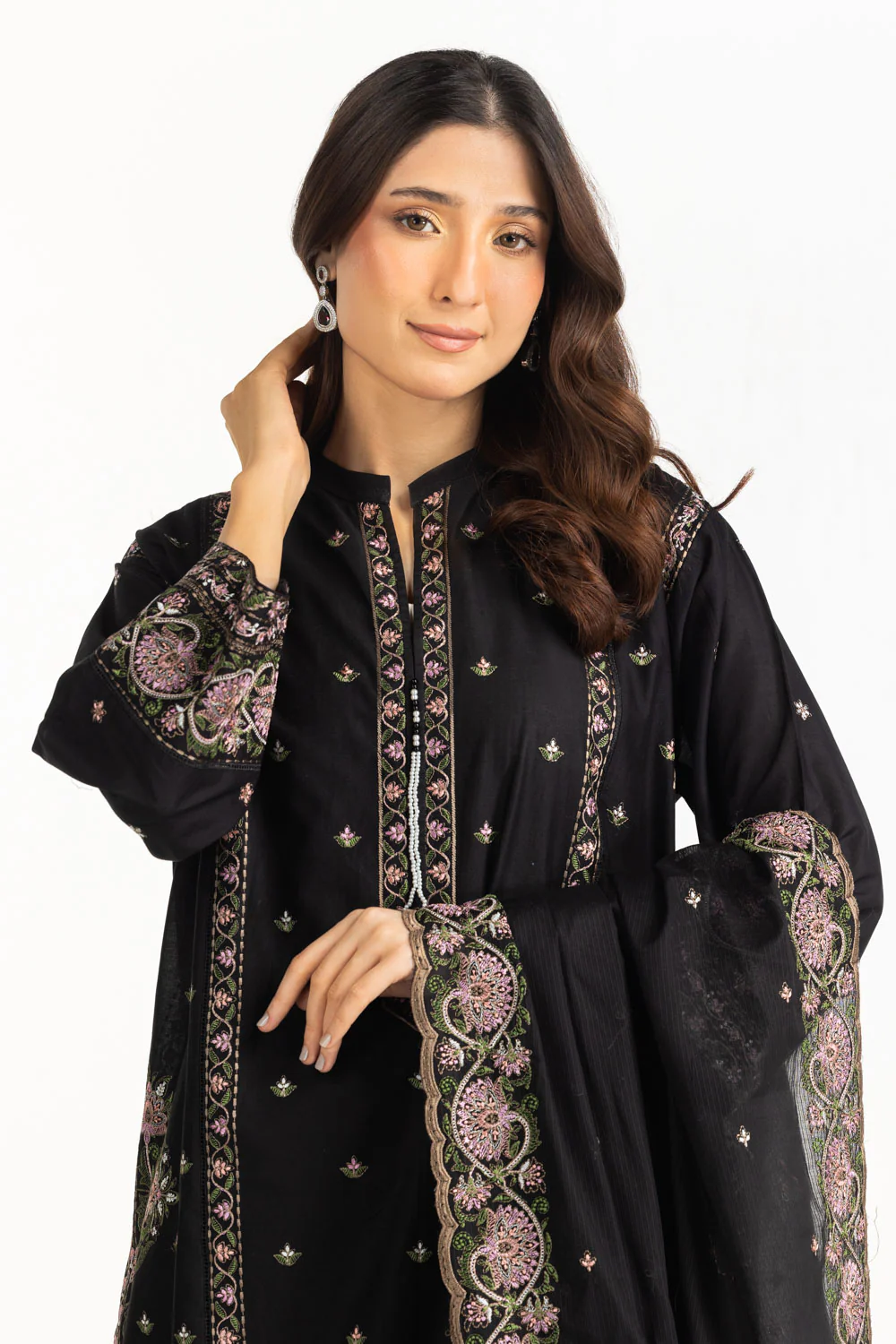 3PC Lawn Embroidered Suit - Image 2